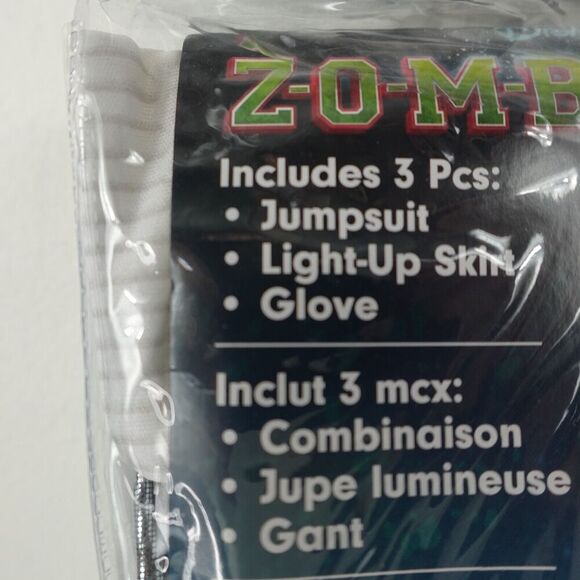 Disney Zombies 3 Girls Addison Costume Light Up Skirt Medium 8-10 - Picture 5 of 7